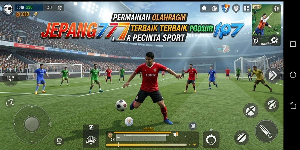 Tangkapan layar utama JEPANG77 menunjukkan aksi pertandingan olahraga yang seru.