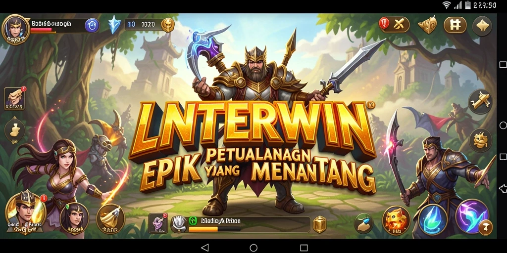 Tampilan menarik dari gameplay LNTERWIN yang penuh aksi dan eksplorasi.