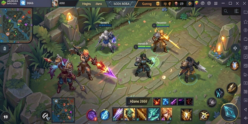 Tampilan gameplay seru dan strategis dalam MPO666.