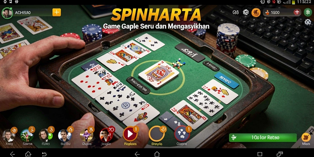Tampilan menarik dari gameplay SPINHARTA yang mengasyikkan.