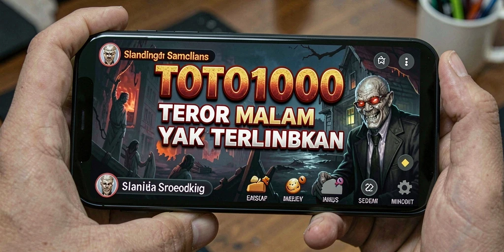 Tampilan gameplay menegangkan dalam TOTO1000.